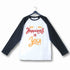 Yoga Fitness Yoga HAPPINESS IS YOGA Custom Printed Graphic Design Raglan T-Shirt for Women